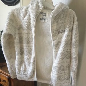 Girls large BILLABONG zip up hoodie jacket